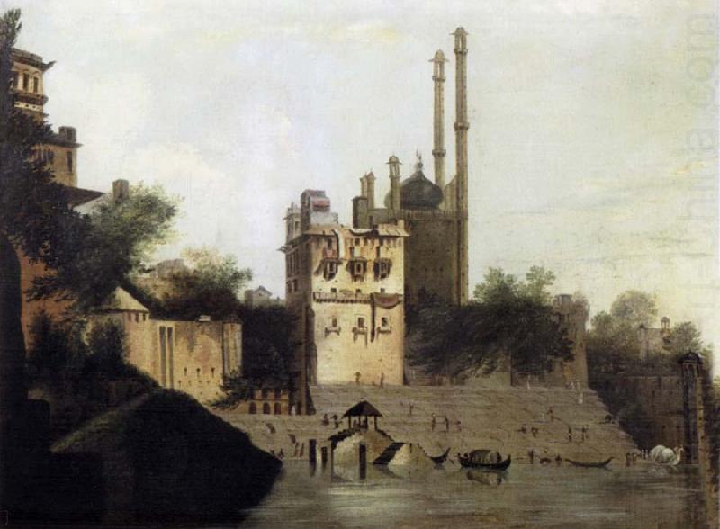 View of Benares with Aurangzeb-s Mosque, unknow artist